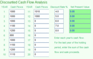 MoneyToys Discounted Cash Flow Calculato screenshot